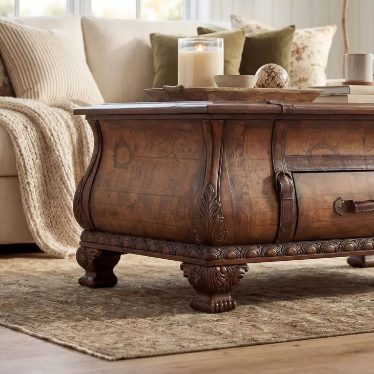 Heritage Bombe Trunk Table