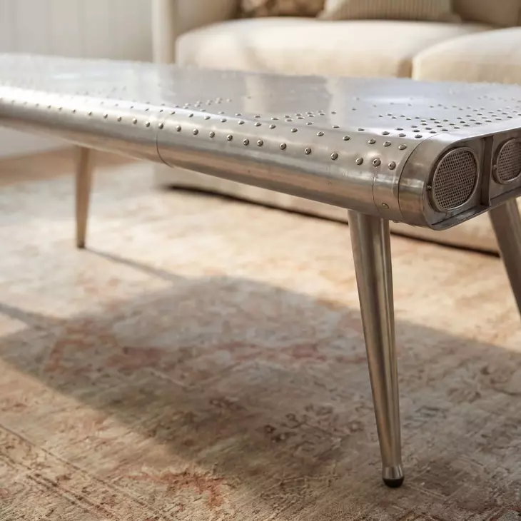 2061025 Industrial Chic Metalworks Cocktail Table