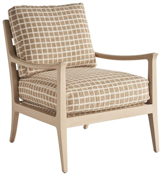 Sunset Key Miramar Brown Upholstered Accent Chair