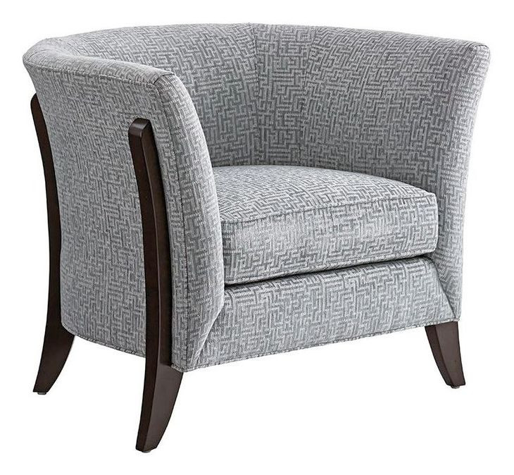 Laurel Canyon Blue Upholstered Westgate Accent Chair