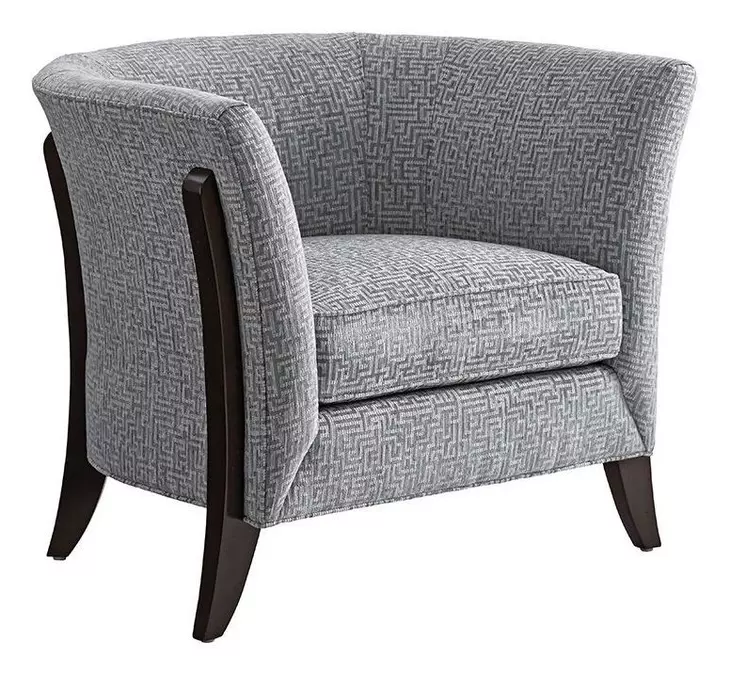 Laurel Canyon Blue Upholstered Westgate Accent Chair
