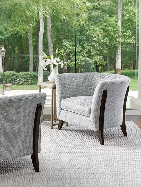 Laurel Canyon Blue Upholstered Westgate Accent Chair
