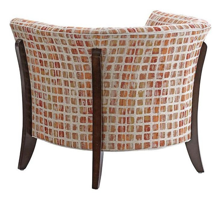 Laurel Canyon Beige and Red Upholstered Westgate Accent Chair