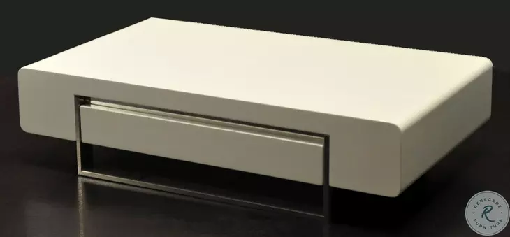 902A White Modern Coffee Table