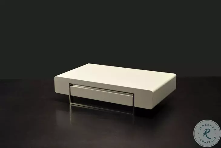 902A White Modern Coffee Table