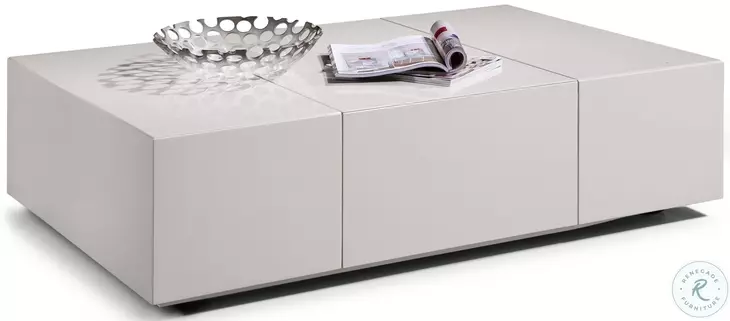 P592A Grey High Gloss Modern Coffee Table