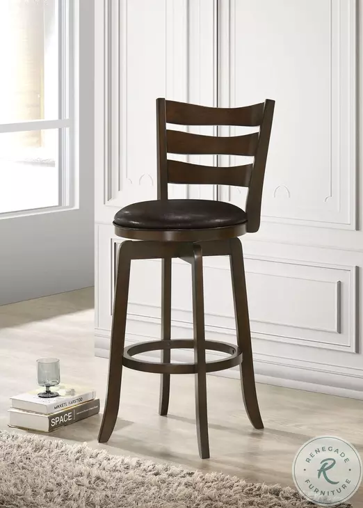 Murphy Brown Ladder Back Swivel Bar Stool