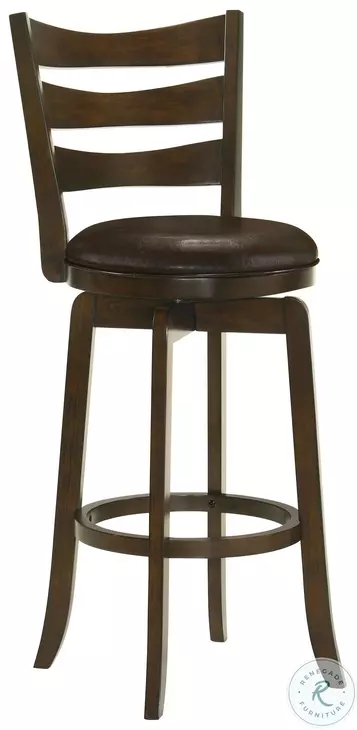 Murphy Brown Ladder Back Swivel Bar Stool