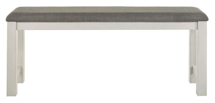 Brook Bay Carbon Gray Upholstered 60" Counter Height Bench