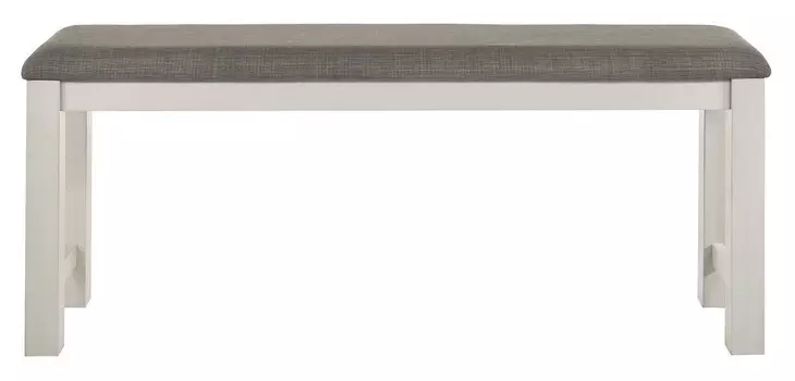 Brook Bay Carbon Gray Upholstered 60" Counter Height Bench