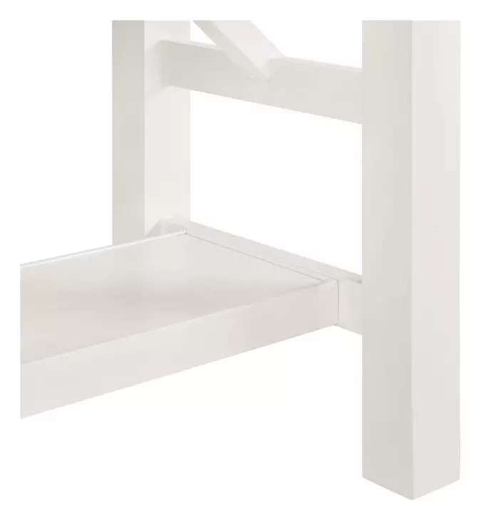 Bayview Textured White and Carbon Gray 94" Extendable Rectangular Gathering Table
