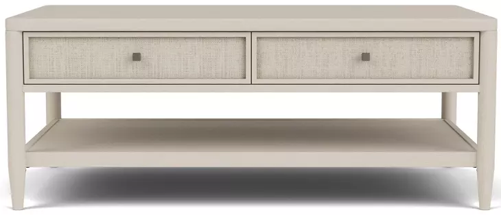 Maren White Sand Rectangular Cocktail Table