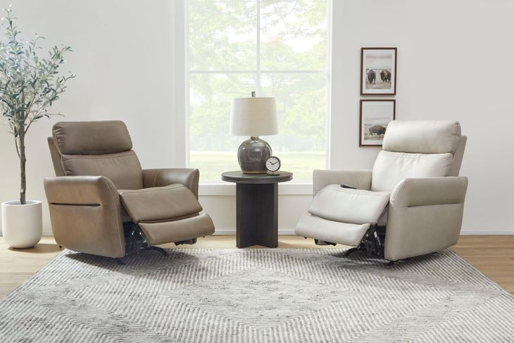 Artemis Dove Gray Zero Gravity Rocker Power Recliner with USB Charging and Heat Massage