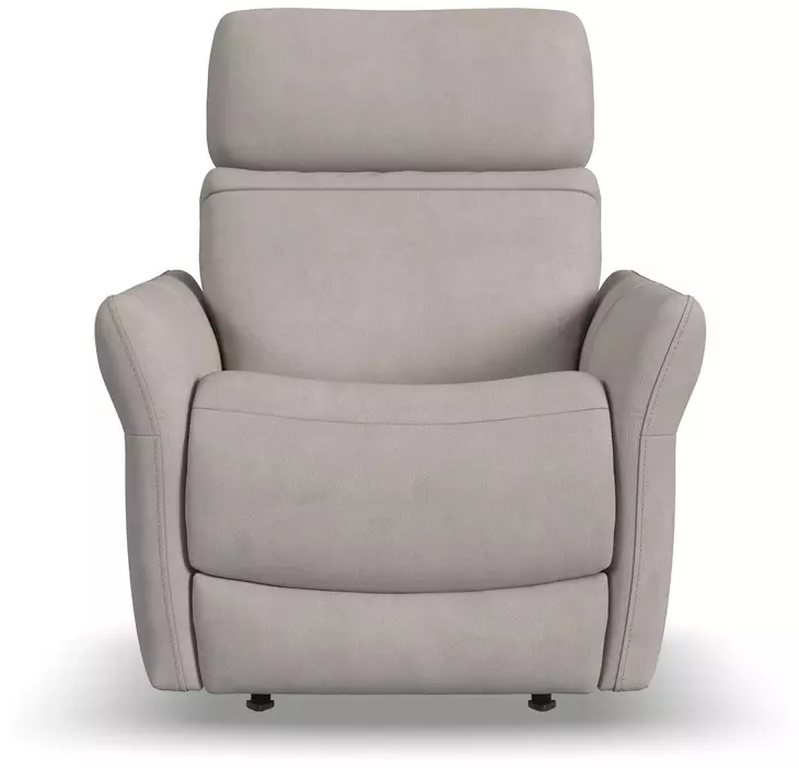 Artemis Dove Gray Zero Gravity Rocker Power Recliner with USB Charging and Heat Massage