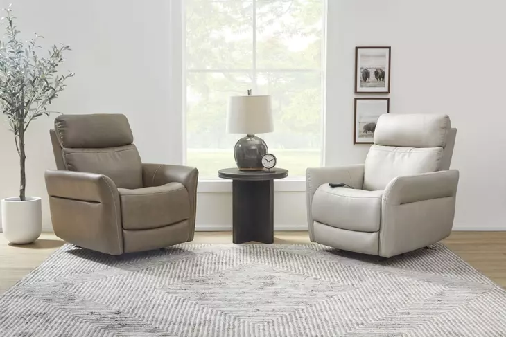 Artemis Cappuccino Zero Gravity Triple Power Rocking Recliner with USB Charging and Heat Massage