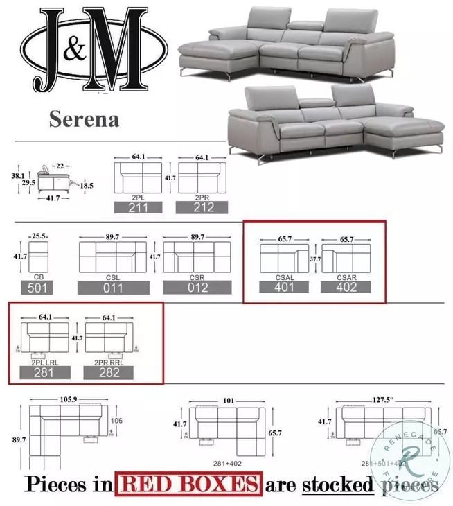 Serena Power Reclining Sectional