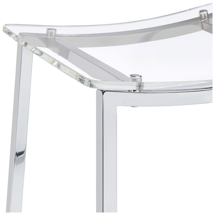 Jovani Clear Counter Height Stool Set Of 2