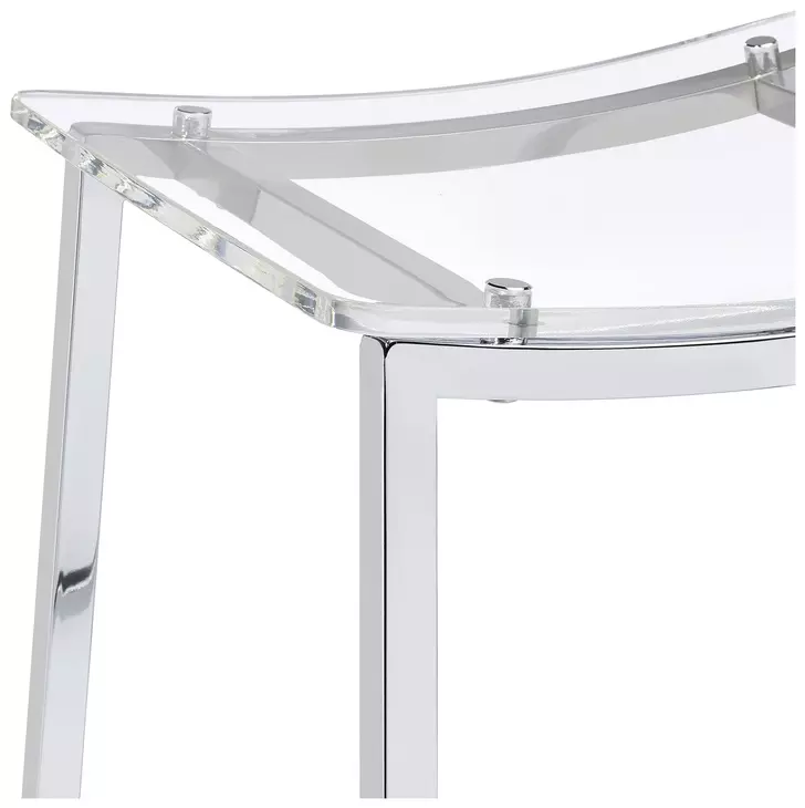 Jovani Clear Counter Height Stool Set Of 2