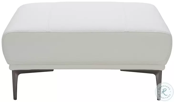 Davos White Ottoman