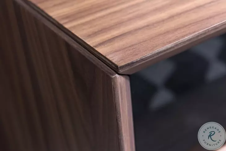 Lisa Walnut TV Stand From Home Gallery Stores | Home Gallery Stores
