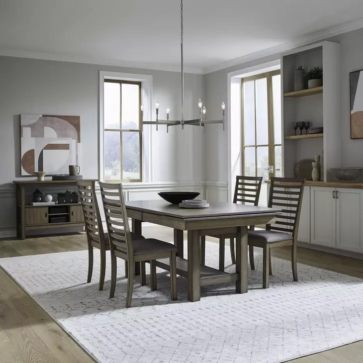 Bayview Sandstone and Gray 5 Piece Dining Set