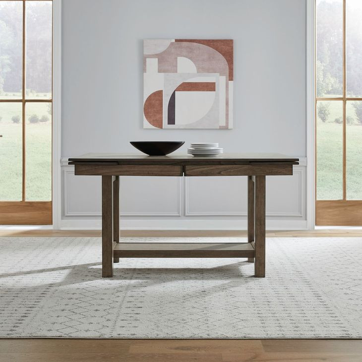 Brook Bay Sandstone 94" Extendable Rectangular Gathering Table