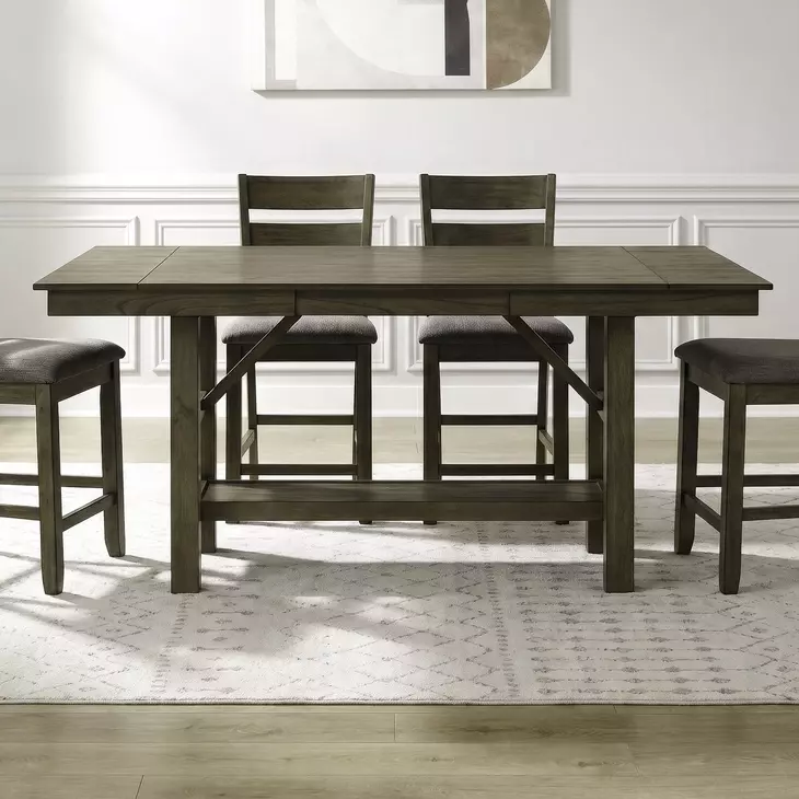 Bayview Sandstone 94" Extendable Rectangular Gathering Table