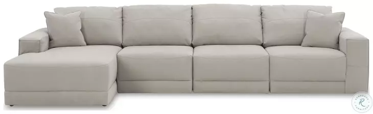 Next-Gen Gaucho Grey 4 Piece Modular LAF Sectional