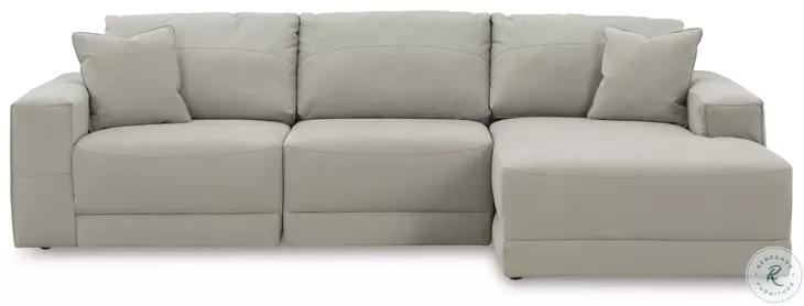 Next-Gen Gaucho Grey Small Sectional with RAF Chaise