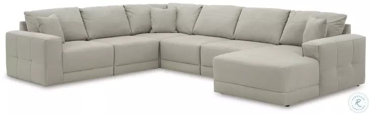 Next-Gen Gaucho Grey Large Sectional with RAF Chaise