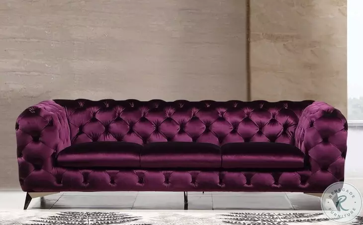 Glitz Purple Sofa