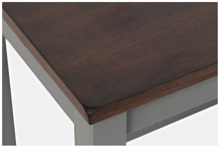 Decatur Lane Grey Slat Back Side Chair Set of 2