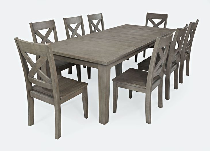 Outer Banks Driftwood Gray 9 Piece Dining Set