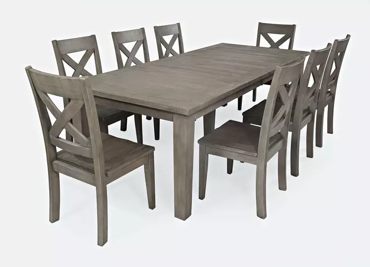 Outer Banks Driftwood Gray 9 Piece Dining Set