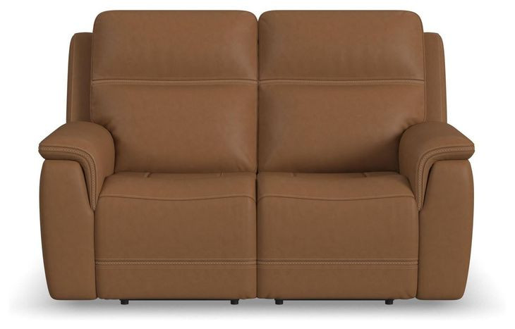 Sawyer Harvest Leather 64" Zero Gravity Power Reclining Loveseat with Power Lumbar and USB Charging