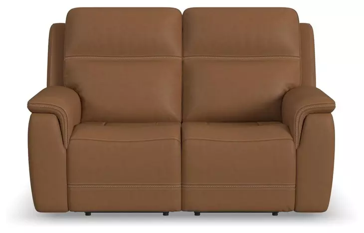 Sawyer Harvest Leather 64" Zero Gravity Power Reclining Loveseat with Power Lumbar and USB Charging