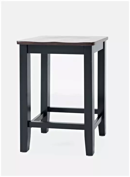 Asbury Park Black Backless Counter Height Stool Set of 2