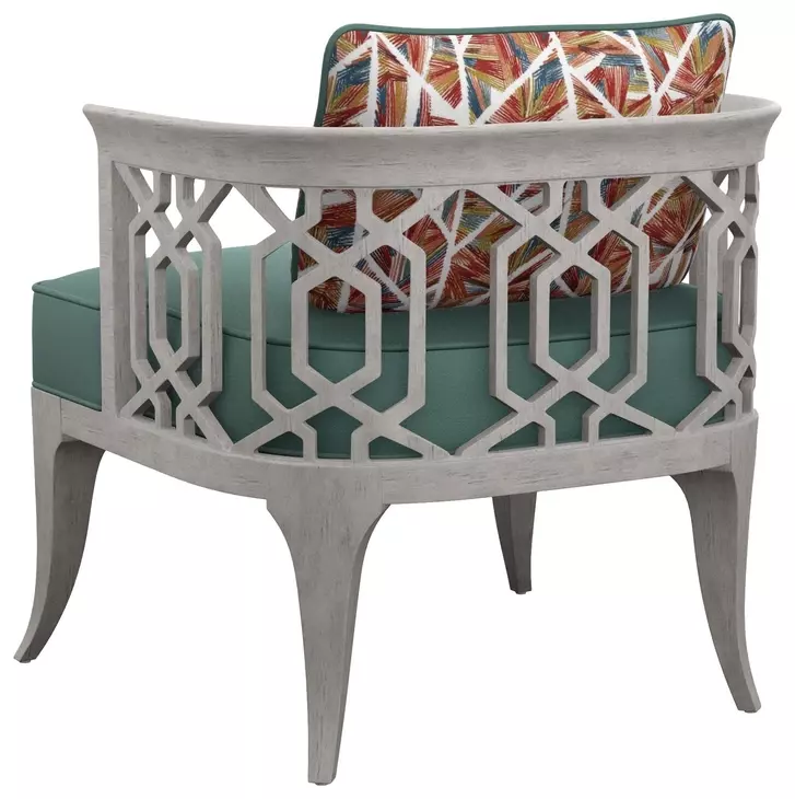 Gatewick Green Upholstered Lounge Chair