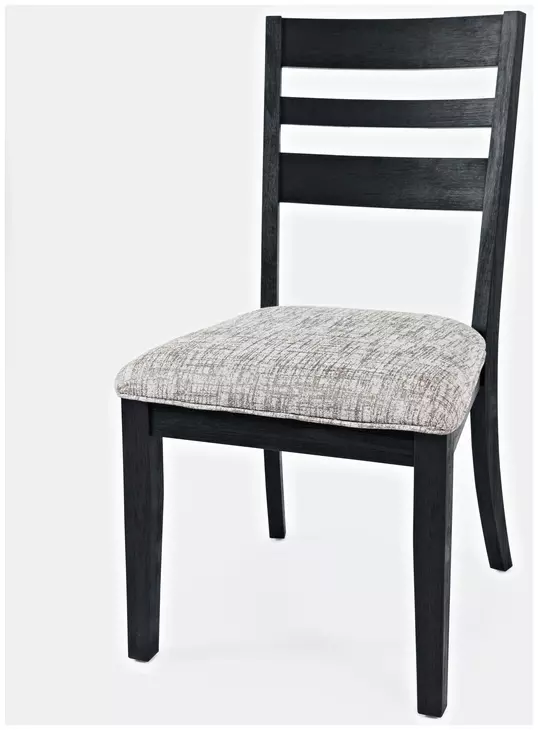 Altamonte Dark Charcoal Ladder Back Side Chair Set of 2