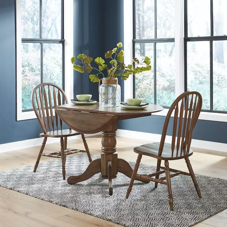 Carolina Crossing Antique Honey 3 Piece Drop Leaf Dining Set