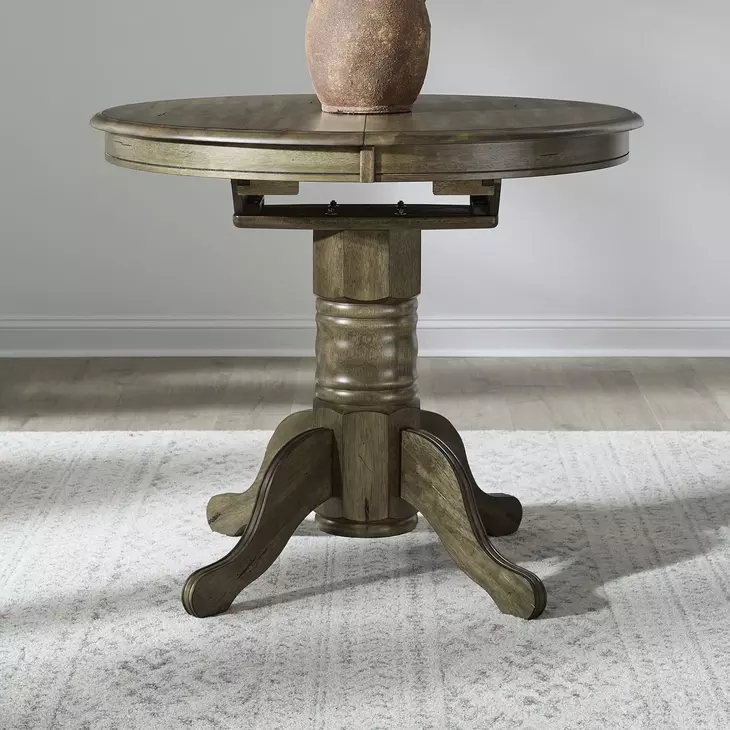 Carolina Crossing Antique Honey 57" Extendable Oval Gathering Table