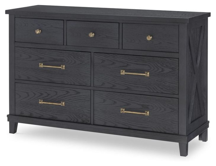Flatiron Midnight 7 Drawer Dresser