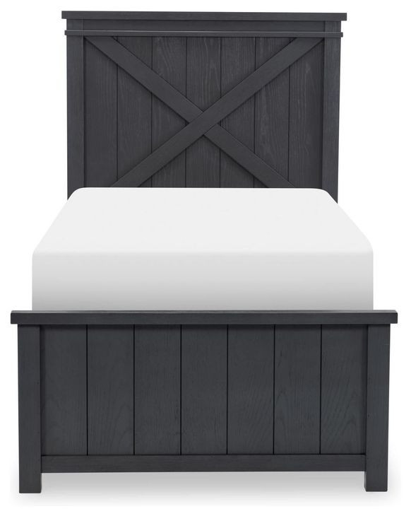 Flatiron Midnight Youth Panel Bedroom Set