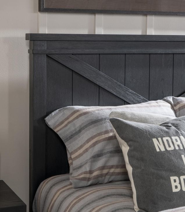 Flatiron Midnight Full Panel Bed