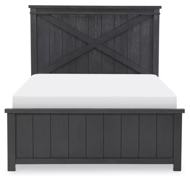 Flatiron Midnight Full Panel Bed