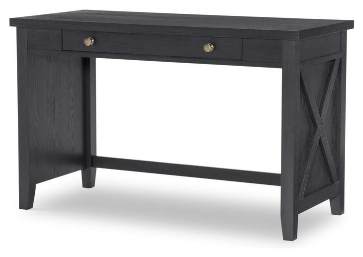 Flatiron Midnight 48" Vanity Desk with USB Charging