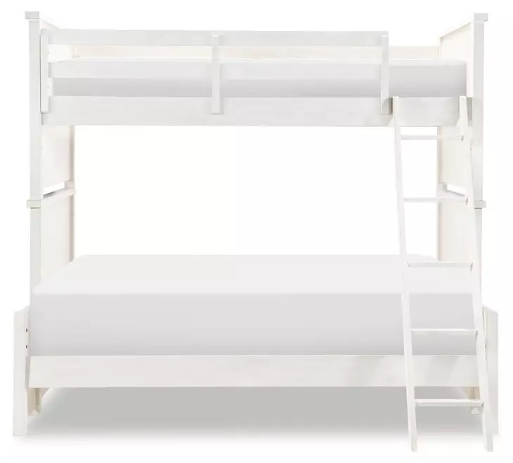 Flatiron Aged White Twin Over Full Bunk Bed