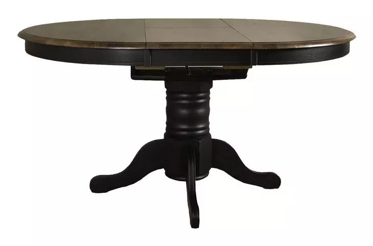 Pine Crossing Black and Antique Honey 5 Piece Extendable Dining Set