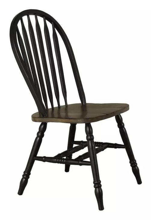 Pine Crossing Black and Antique Honey 5 Piece Extendable Dining Set