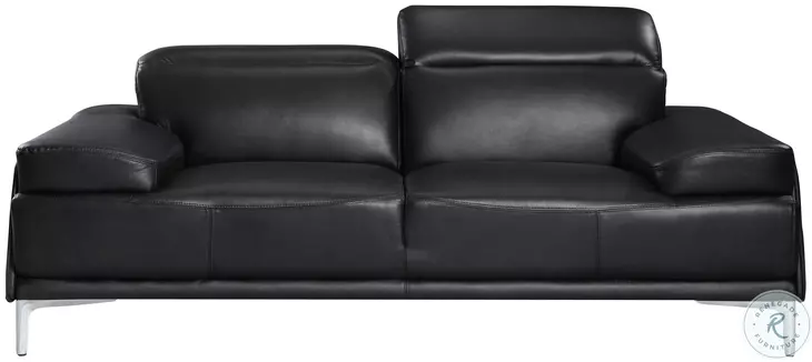 Nicolo Black Sofa From Home Gallery Stores | Home Gallery Stores